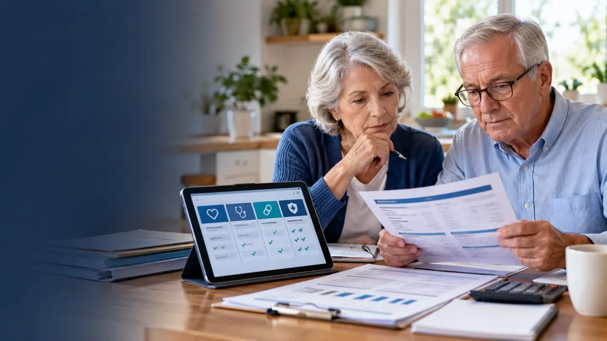Seniors reviewing Humana and UnitedHealthcare Medicare Advantage plan changes for 2027